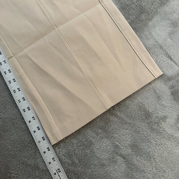 Old Navy High Rise Wide Leg Pixie Ponte Pants SMALL Tan Comfort Waistband - Picture 4 of 5